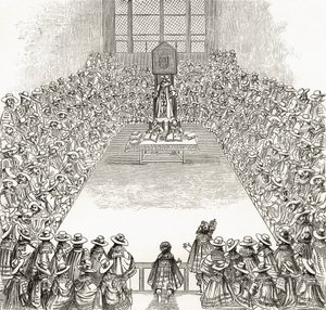 La Camera dei Comuni al tempo di Giacomo I, da 