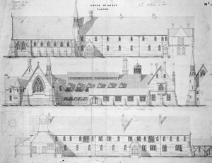 La Casa della Misericordia, Clewer, c.1853 da English School