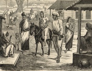 La carestia indiana: Un villaggio del Bengala, da 