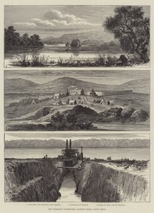 Opere idriche di Kimberley, campi di diamanti, Sud Africa da English School