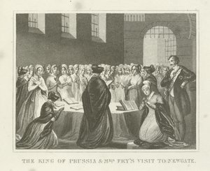 Il re di Prussia e la visita di Mrs. Fry a Newgate da English School