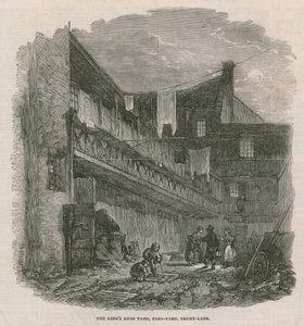 Il cortile del Re, cortile del carbone, Drury Lane da English School