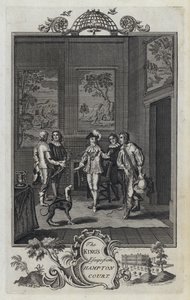 La fuga del re da Hampton Court da English School