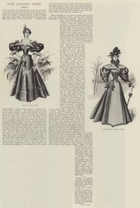 La pagina delle signore, abbigliamento da English School