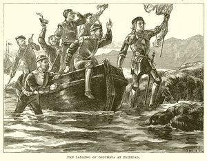 Lo sbarco di Colombo a Trinidad