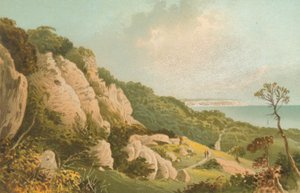 La frana vicino a Ventnor, Isola di Wight