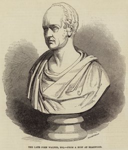 Il defunto John Walter, Esquire, da un busto a Bearwood da English School