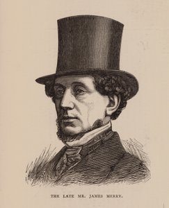 Il defunto James Merry (incisione)
