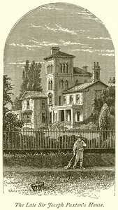 La casa del defunto Sir Joseph Paxton da English School