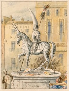 La statua di Leicester Square 17 ottobre 1866