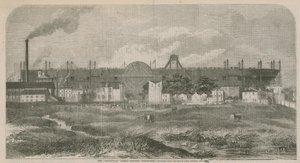 Il piroscafo Leviathan (Great Eastern), schizzato dall