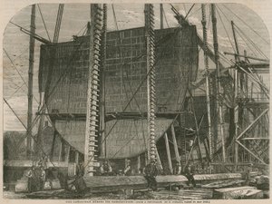 Il Leviathan durante la costruzione