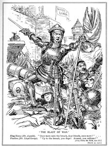 I liberali, guidati da Asquith e Lloyd George, attaccano la Camera dei Lord, 1910
