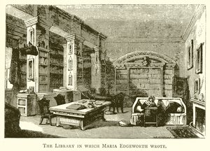 La biblioteca in cui scrisse Maria Edgeworth da English School