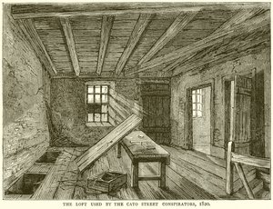 Il Soppalco usato dai Cospiratori di Cato Street, 1820 da English School