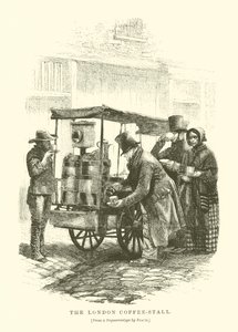 Il chiosco del caffè di Londra (incisione)