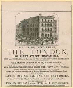 Il London, ristorante, 191 Fleet Street, Temple Bar da English School