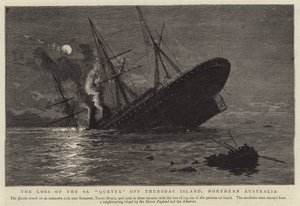 La perdita della SS Quetta al largo dell