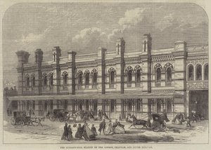 La stazione di Ludgate-Hill della London, Chatham, and Dover Railway da English School