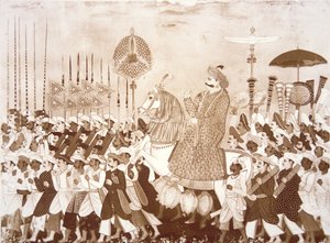 Il capo Mahratta Tulsaji di Tanjore