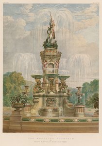 La fontana in maiolica di Messrs Minton e Co, Stoke-upon-Trent da English School