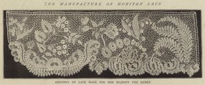 La fabbricazione del merletto di Honiton da English School