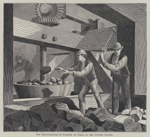 La fabbricazione del gesso di Parigi negli Stati Uniti da English School