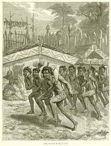 La danza di guerra Maori