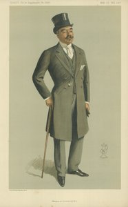 Il Marchese de Soveral, caricatura dalla rivista Vanity Fair, 13 novembre 1912 da English School