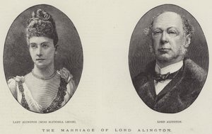 Il matrimonio di Lord Alington (incisione) da English School