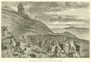 Il massacro dei cristiani in Madagascar (incisione)