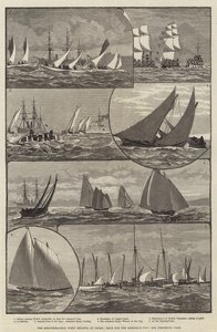 La regata della flotta del Mediterraneo a Palma, gara per la Coppa dell