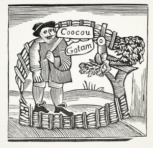 I racconti allegri dei saggi di Gotham, illustrazione da Chap-books del XVIII secolo di John Ashton, pub. 1882
