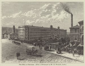 Il mulino di Saltaire (incisione)