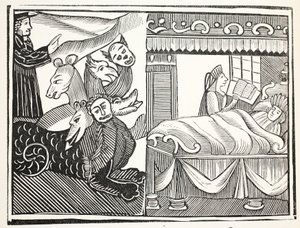Il Miracolo dei Miracoli, illustrazione da Chap-books of the Eighteenth Century di John Ashton, pub. 1882 da English School