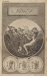 Le Muse, dee della letteratura, della scienza e delle arti greche e romane antiche da English School