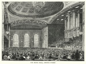 La Sala della Musica, George Street (incisione)