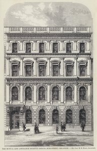 Uffici della Mutual Life Assurance Society, King-Street, Cheapside da English School