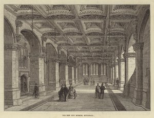 Il Nuovo Museo della Città, Guildhall (incisione) da English School