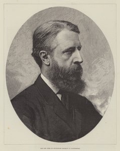 Il nuovo duca di Devonshire, marchese di Hartington (incisione) da English School