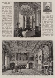 La nuova sala Durbar indiana nella nuova ala di Osborne House da English School