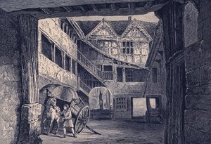 The New Inn, Gloucester, illustrazione per 