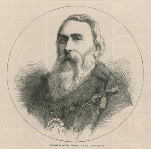 Il nuovo sindaco e sceriffi: Thomas Scambler Owden, sindaco da English School