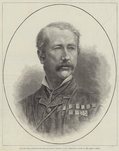 Il nuovo pari, tenente generale Sir Garnet Wolseley, GCB, comandante in capo dell