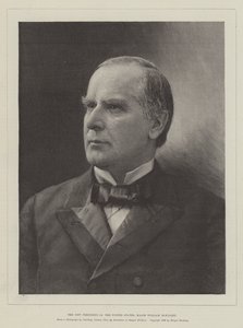 Il nuovo presidente degli Stati Uniti, il maggiore William McKinley