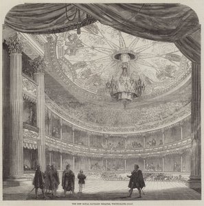 Il Nuovo Teatro del Padiglione Reale, Whitechapel-Road da English School