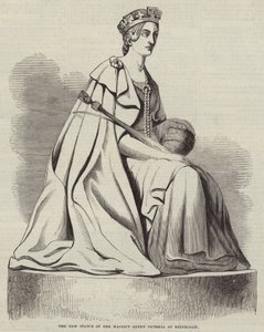 La nuova statua di Sua Maestà la Regina Vittoria a Edimburgo