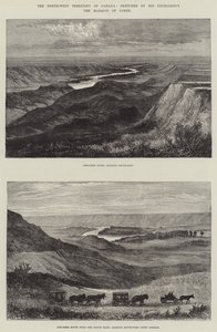 Il territorio nord-occidentale del Canada (incisione)