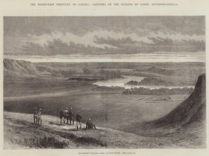 Il territorio nord-occidentale del Canada (incisione) da English School