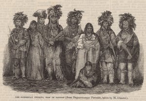Gli indiani Ojibbeway, ora a Londra